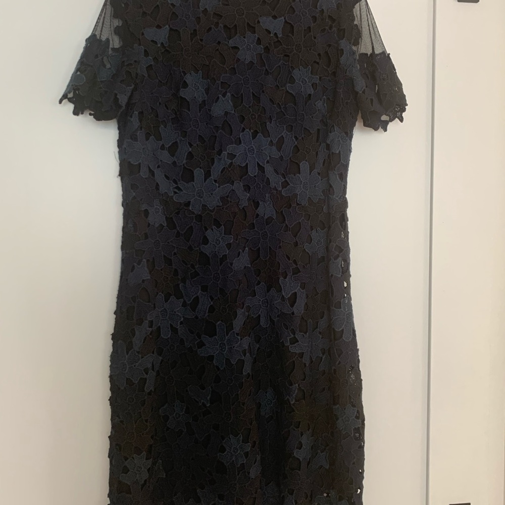 Elie Tahiti open work fully lined dress